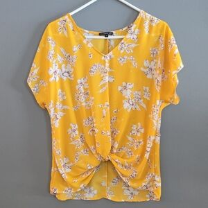 West Kei Yellow Floral Blouse